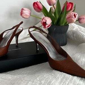 Dolce and Gabbana sling backs